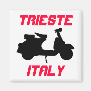 Sparkcykel Trieste, italien Magnet