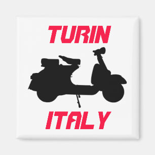 Sparkcykel Turin, italien Magnet