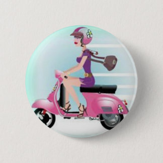 Sparkcykelflicka Knapp