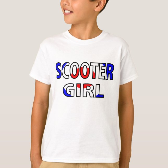 Sparkcykelflicka RWB T Shirt (Framsida)