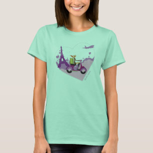 Sparkcykelflicka T-shirt
