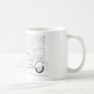 Sparkcykeln flår kaffemugg