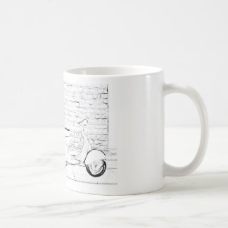 Sparkcykeln flår kaffemugg