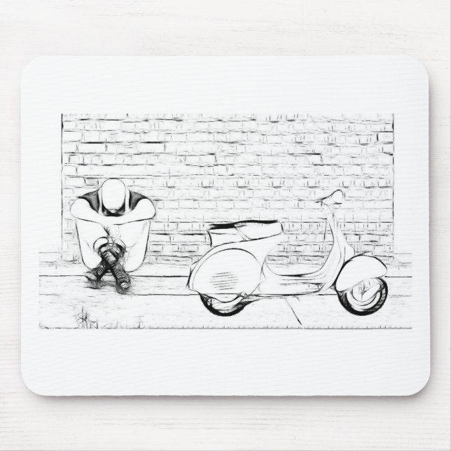 Sparkcykeln flår musmatta (Framsidan)