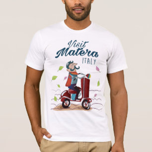 Sparkcykeln för den Matera italientecknaden reser Tee