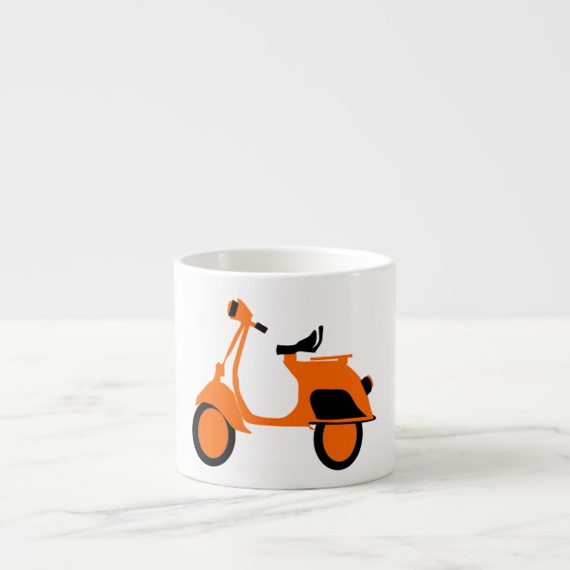 Sparkcykelorange Espressomugg (Framsidan)