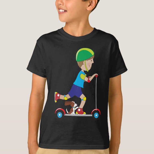 Sparkcykelpojke Tee Shirt (Framsida)