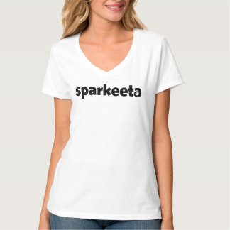 Sparkeeta Women's Classic V-Nacke Tee