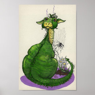 Sparkie Dragon Poster