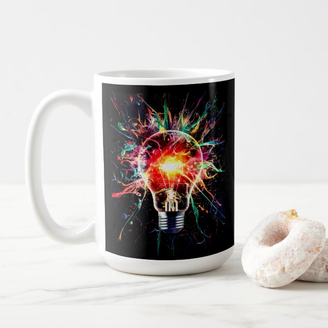 Sparking Bulb Kaffemugg (Med munk)