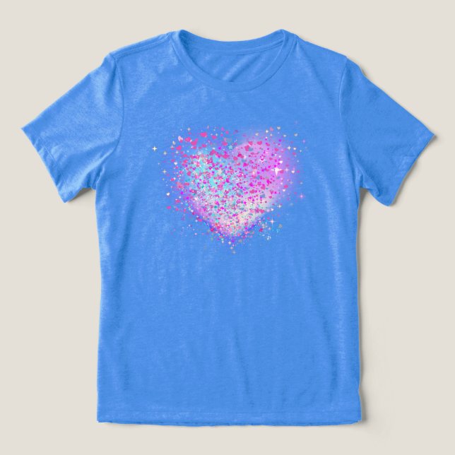 Sparking Heart T Shirt (Design Framsida)