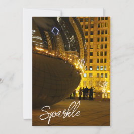 Sparkle Holiday Fotokort Tack Kort