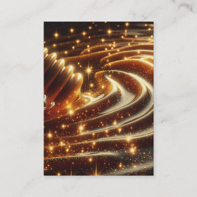 Sparkle Honey | Psalm 19:9–11 KJV Presentlåda Visitkort (Framsida)