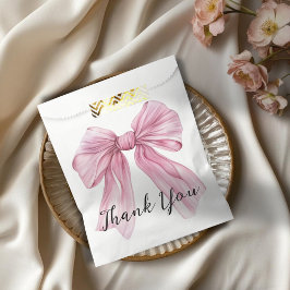 Sparkle Pink Coquette Bow 1st