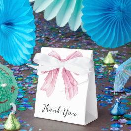 Sparkle Pink Coquette Bow 1st Presentaskar