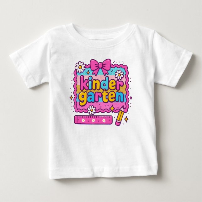 Sparkle & Play Kindergartenskolas T-shirt för skol (Framsida)