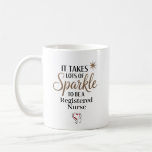 Sparkle Sjuksköterska Personlig Kaffemugg