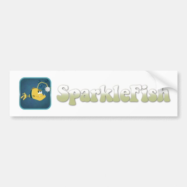 SparkleFish bildekal (Framsidan)