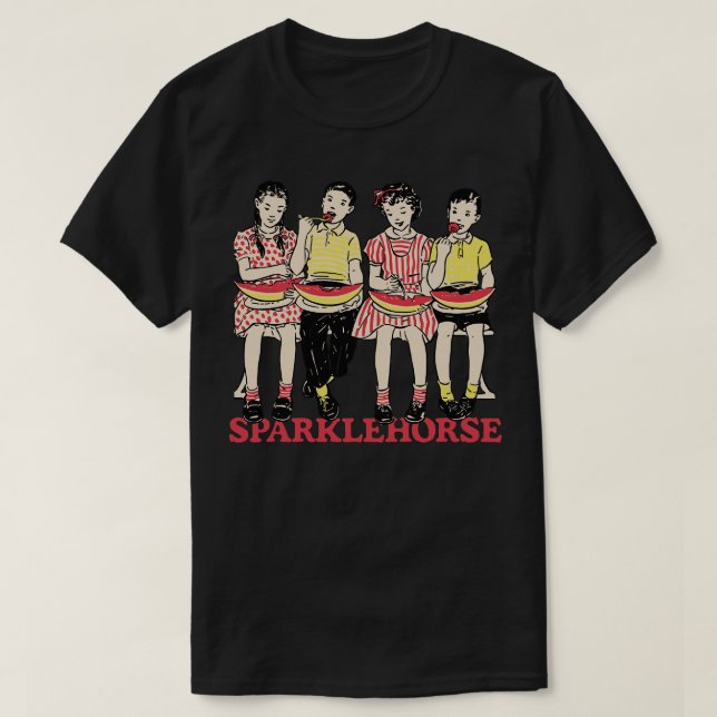 Sparklehorse Retro Fläkt Design T Shirt (Design framsida)