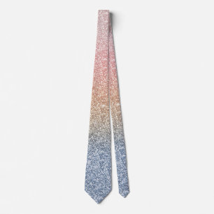 Sparkler av Ro Guld Blue Ombre Glitter Slips