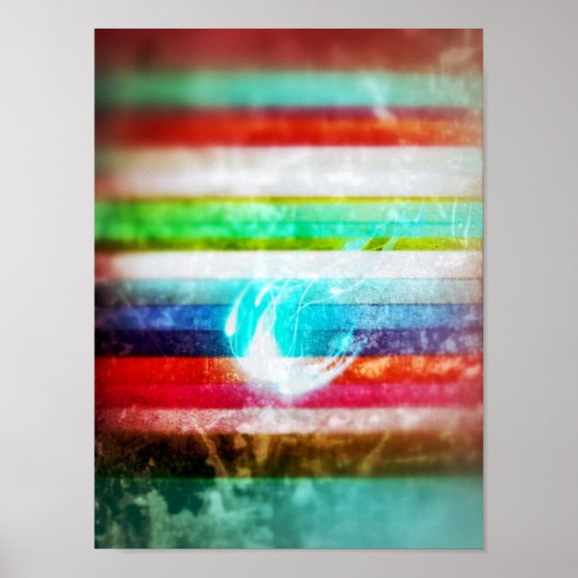 Sparkler i ett hav av färg poster (Framsidan)