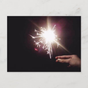 Sparkler Vykort