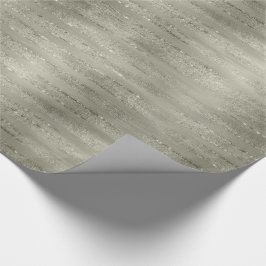 Sparkles - borsta slår PewterFauxglitter Presentpapper