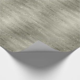 Sparkles - borsta slår PewterFauxglitter Presentpapper