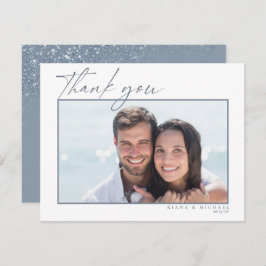 Sparkles Bröllop Tack Dusty Blue ID889