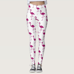 Sparkles flamingo Rosa glitter mönster Leggings