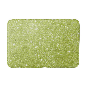 Sparkles för limefruktgröntglitter badrumsmatta