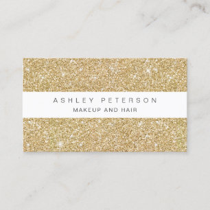 Sparkles guld- glitter för chic makeup sequins visitkort