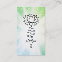 *~*   Sparkles Lotus Lily Reiki Healing Energy Visitkort