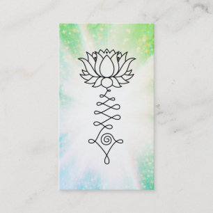 *~* Sparkles Lotus Lily Reiki Healing Energy Visitkort