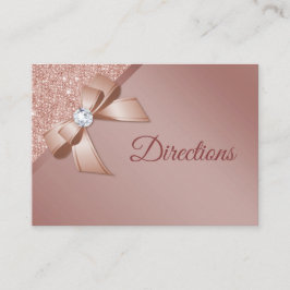 Sparkles & Ro Guld Glamor Födelsedagsfest Tilläggskort