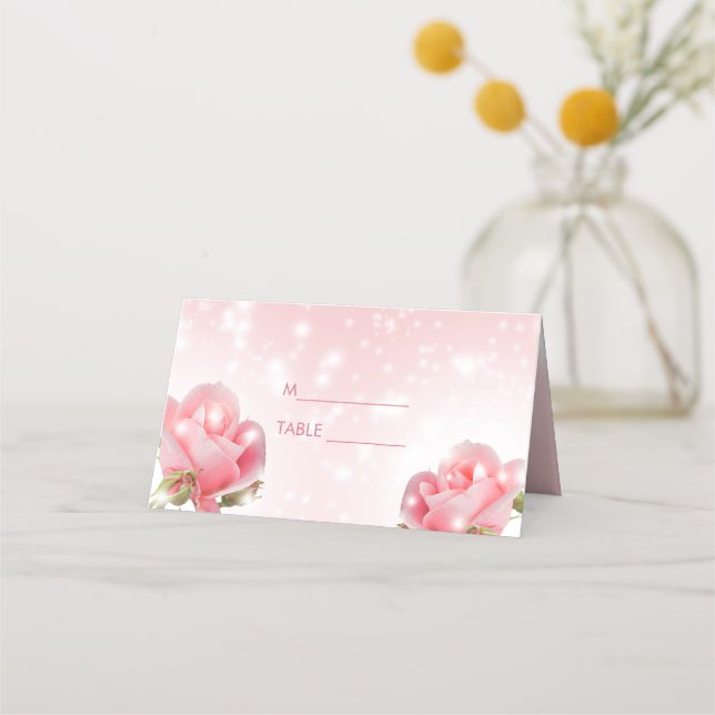 Sparkles Ro Placeringskort (Framsida)