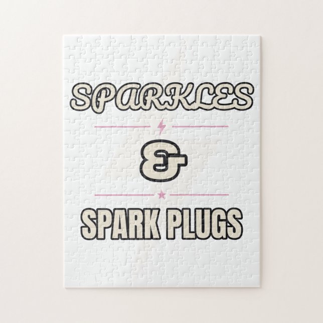 Sparkles & Spark Plugs — Pussel (Vertikal)