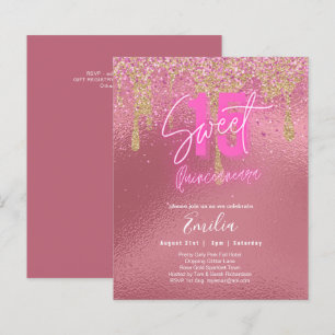 Sparkles Sweet16 Söt 16-års tjej Flicka Rosa Födel