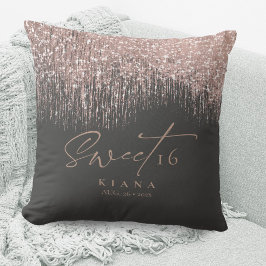 Sparkles Sweet sixteen Ro Guld/Blk ID912 Kudde