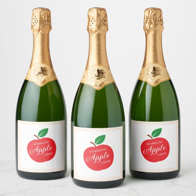 Sparkling Apple Cider Baby Shower (Flaskor)