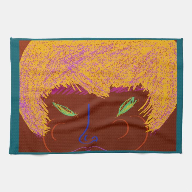 Sparkling Beauty Queen  Kitchen Towel Kökshandduk (Horisontell)