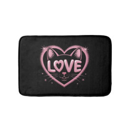 Sparkling Cat Love Badrumsmatta