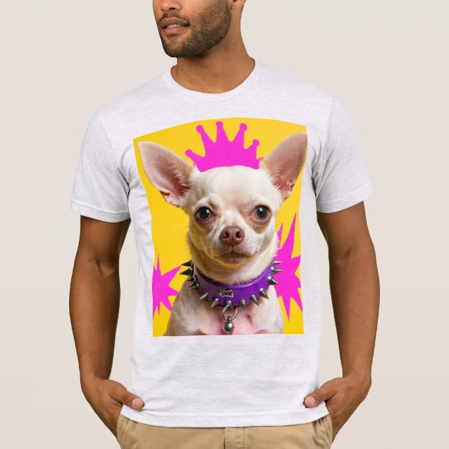 SPARKLING CHIHUAHUA 2 T SHIRT (Framsida)