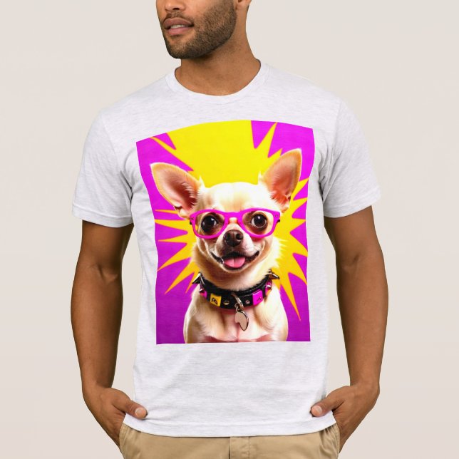 SPARKLING CHIHUAHUA T SHIRT (Framsida)