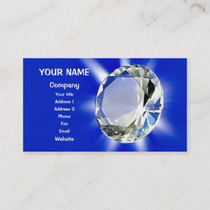 Sparkling diamant visitkort