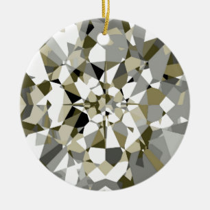 Sparkling diamantprydnad julgransprydnad keramik
