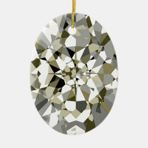 Sparkling diamantprydnad julgransprydnad keramik