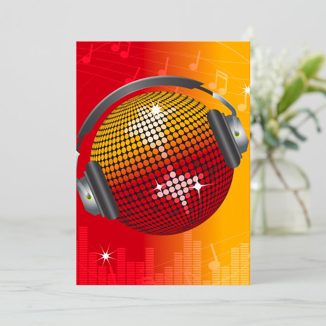 Sparkling Disco Boll Inbjudningar (Skapare uppladdad)