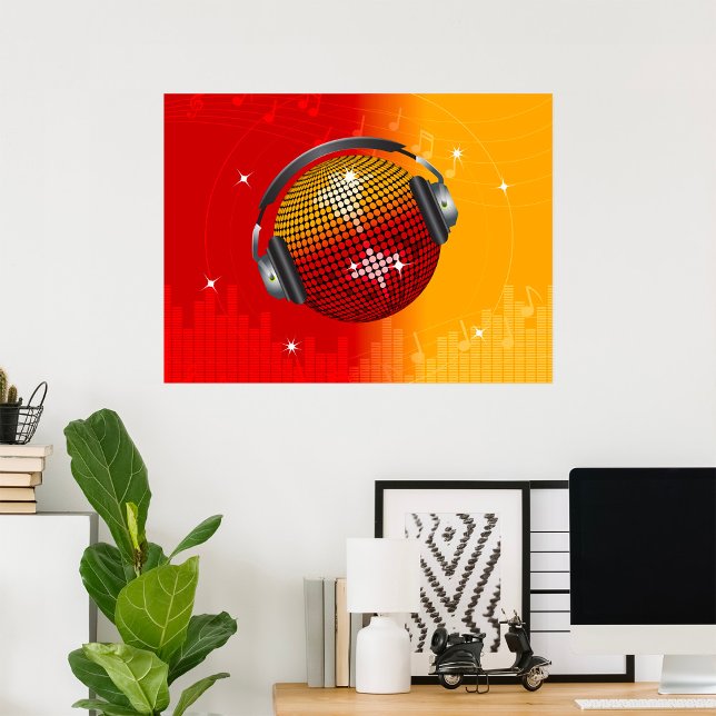 Sparkling Disco Boll Poster (Skapare uppladdad)