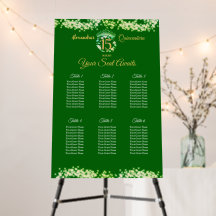 Sparkling Emerald Grönt Quinceañera Spanska